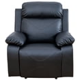 thumbnail image 4 of Aukfa 37" Power Recliner Sofa Chair for Living Room, Home Theater Reclining, Flannel, Black, 4 of 10