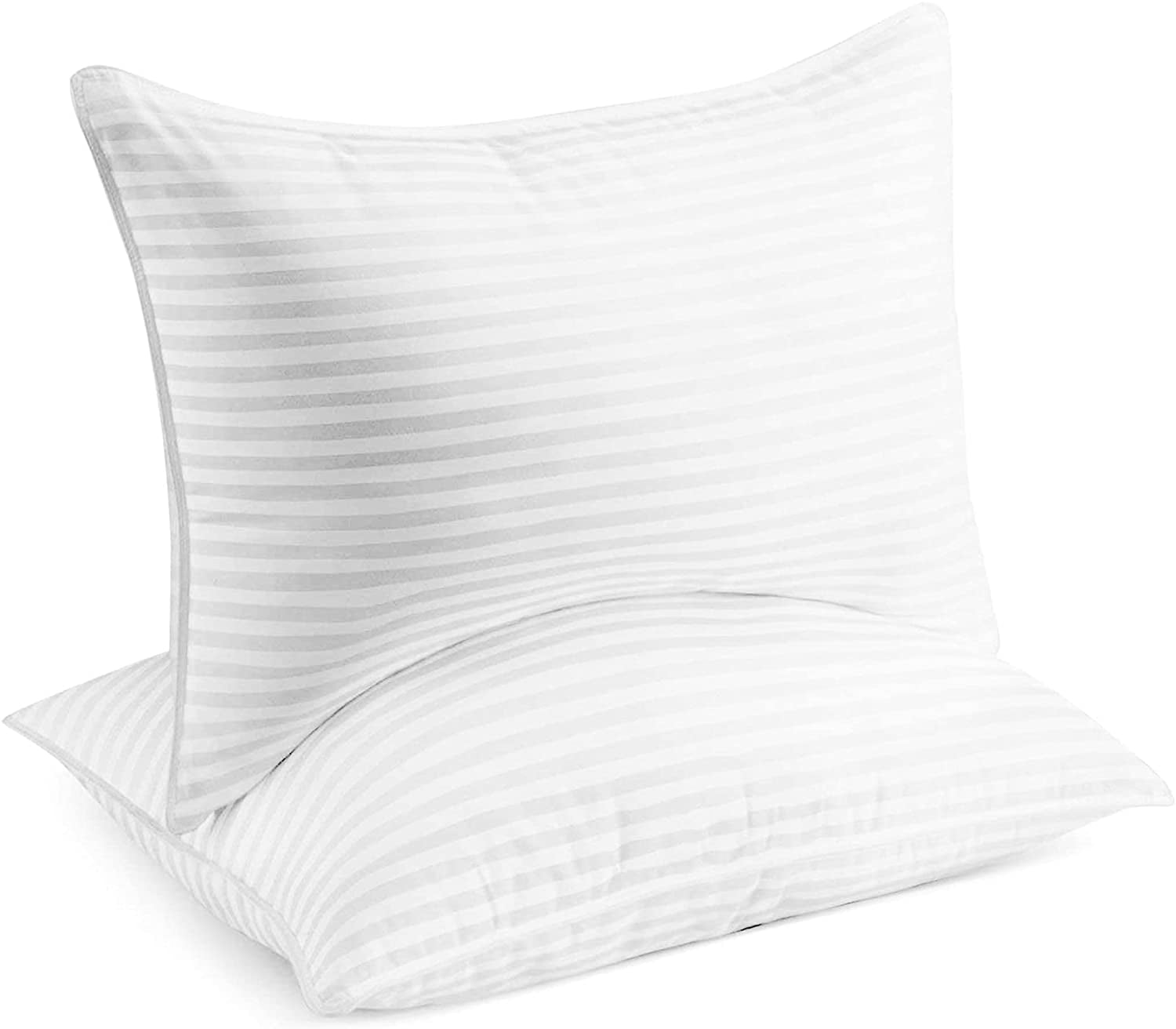 Photo 1 of Beckham Hotel Collection Luxury Linens Down Alternative Pillows for Sleeping, Queen, 2 Pack NEW