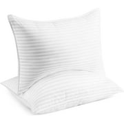 Beckham Hotel Collection Luxury Linens Down Alternative Pillows for Sleeping, Queen, 2 Pack