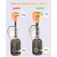 50 Amp RV Surge Protector, 18000J RV Circuit Analyzer with Intelligent ...