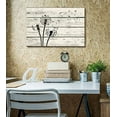 thumbnail image 2 of wall26 - Dandelion in Wind Artwork - Rustic Canvas Wall Art Home Art - 24x36 inches, 2 of 4