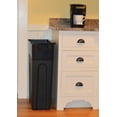 Hyper Tough 23 Gallon Heavy Duty Plastic Highboy Garbage Container, Black, 1 Each