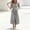 Black, variant on Ayolanni V Neck Dresses for Women Plaid Short Sleeve A-Line Maxi Dress Party Belted Birthday Elegant Long Dress with Puff Sleeve Black L