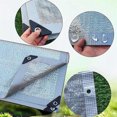 thumbnail image 4 of 99% Aluminum Shade Cloth Reflective Aluminum Shade Cloth Sunshade Cover with Grommet Net Sunscreen Fabric Shade Net, 4 of 6