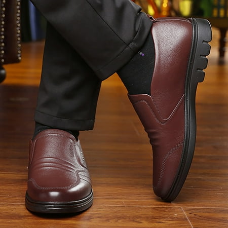 eczipvz Mens Dress Shoes Patent Leather Tuxedo Dress Shoes Classic Lace-up Formal Oxford Shoes for Men Brown 10