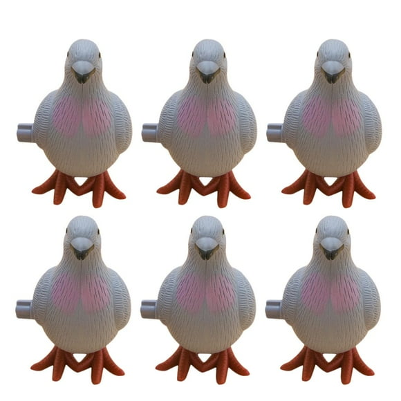 CHOK 6Pcs Cartoon Pigeon Toy Wind Up Pigeon Adorable Wind Up Toy Simulation Pigeon Toy
