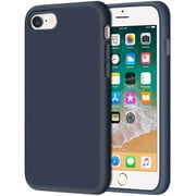 iPhone SE Case 2022/2020, iPhone 8 Case, iPhone 7 Case, Non-Slip Liquid Silicone Gel Rubber Bumper Phone Case Soft Microfiber Lining Hard Shockproof Protective Cases Cover 4.7", Black