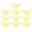 Jaune, variante sur Miangastore Carré Rouge Chiffon 10 Pcs 17.7x17.7 Po