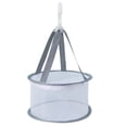 thumbnail image 2 of Billuyoard Cestas de lavandería colgantes reutilizables Soporte para orificios Licuadora de cosméticos de secado de gran capacidad Bolsa de red Estante Almacenamiento y organización del hogar Gris Billuyoard HA063603-02B, 2 of 6