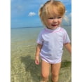 thumbnail image 4 of Girls UPF 50+ Short Sleeve Rashguard | Purple, 4 of 4