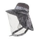 thumbnail image 3 of Sombrero de red anti-abejas, gorra de protección solar de verano para escalada y actividades al aire libre Gris, 3 of 8