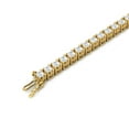 thumbnail image 3 of Certified 6.00 Carat TW Women's Natural Diamond Tennis Bracelet in 14k Yellow Gold (G-H Color, I1 Clarity), 3 of 4