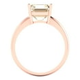 thumbnail image 4 of Solitaire Engagement Ring for Women - 2.5ct Natural Morganite in 18K Rose Gold Promise Ring, 4 of 6