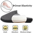 thumbnail image 3 of LORDFON Memory Foam Mens Slippers Slip-On House Slippers, 3 of 7