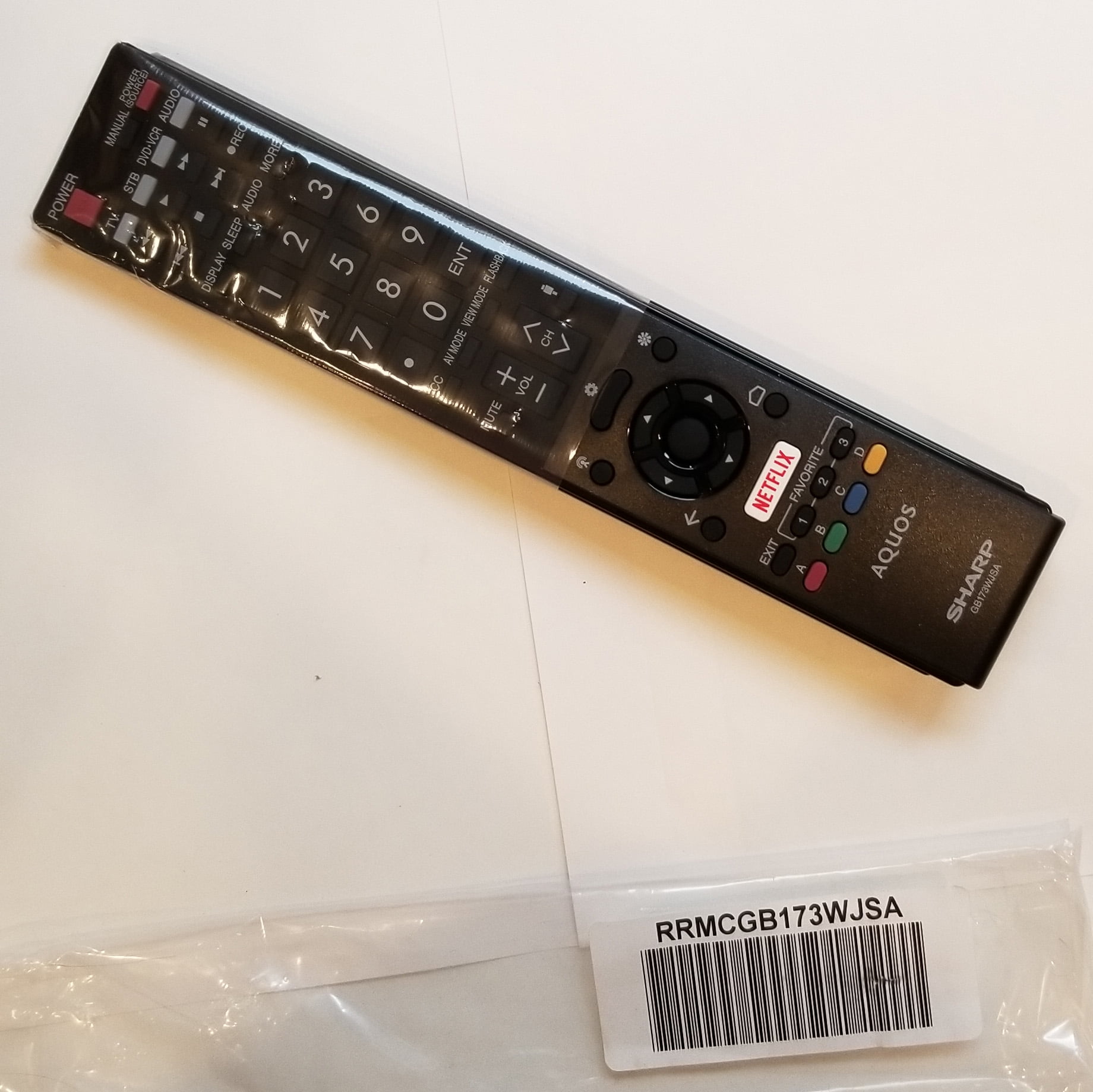 OEM Sharp AQUOS Remote Control GB173WJSA, RRMCGB173WJSA