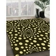 thumbnail image 2 of Ahgly Company Indoor Round Patterned Night Black Area Rugs, 7' Round, 2 of 6