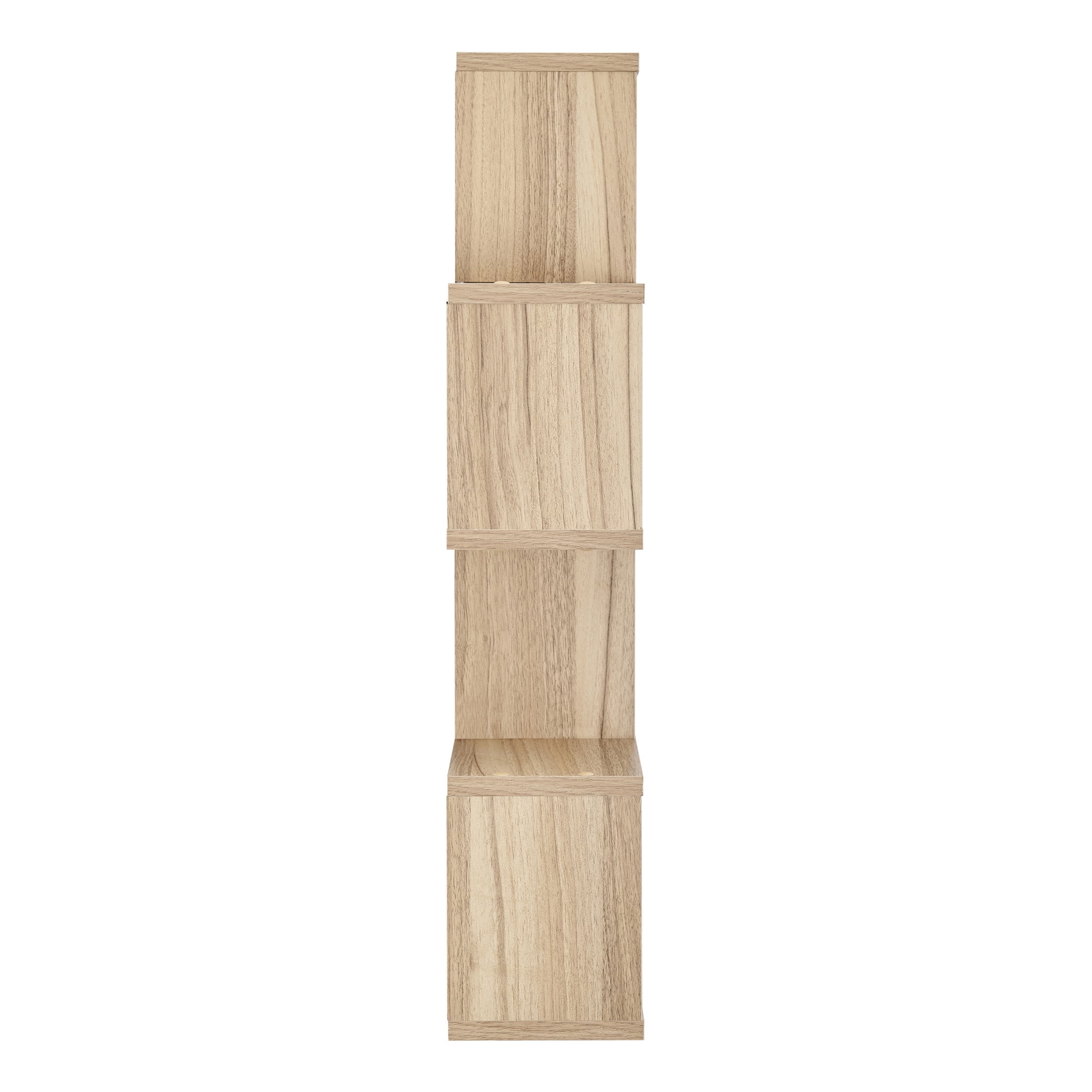 Cubby Chessboard Wall Shelf – Horizontal or Vertical - Chestnut