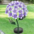 thumbnail image 3 of Solar Lights Outdoor Hydrangea Flower Decorative Garden Stake Waterproof LED Flower for Lawn Patio Backyard Decoration, 3 of 8