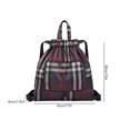 thumbnail image 3 of Basketball Yoga Bag Drawstring Folding Backpack Nylon for Travel (Small Flowers), 3 of 6