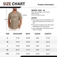 thumbnail image 4 of Iceglad Mens Casual Button Down Shirts Short Sleeve Striped Shirts Textured Summer Beach Shirt Khaki L, 4 of 9