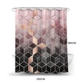thumbnail image 2 of Cortina de Ducha Moderna Geométrica Impermeable para Baño - Rosa 180x200cm dontodent Kuyhfg Sin marca, 2 of 3