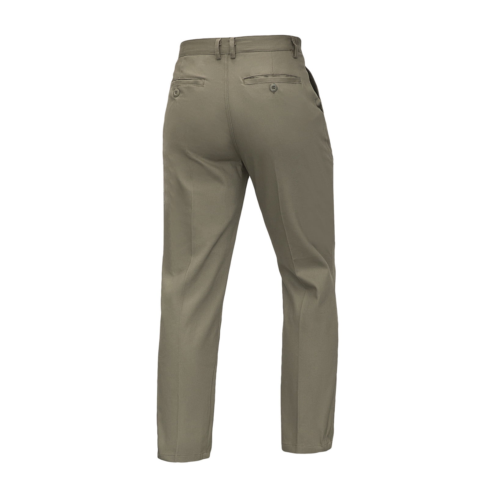 kosheko Men's Outdoor Straight Leg Pants, Front Slant Pockets with Slim Fit, Lightweight Fabric for trail walking hiking Green XXXL