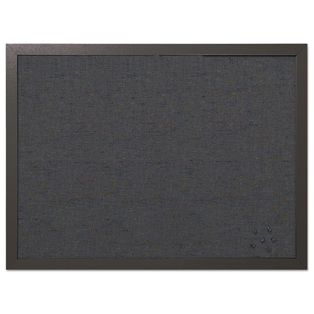 Mastervision Designer Fabric Bulletin Board 24X18 Black Fabric/Black Frame FB0471168