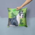 thumbnail image 2 of Carolines Treasures BB9817PW1414 Harlequin Great Dane St Patricks Fabric Decorative Pillow  14Hx14W multicolor, 2 of 4