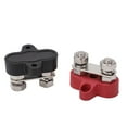 thumbnail image 3 of Battery Terminal Block M8 Positive Negative Post Connector Set Kit Block Insulated Terminal Post DC 12V 24V For Car Boat, 3 of 8