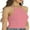 Pink, variant on Women's Halter Neck Tie Tops Knit Tank Tops Sleeveless Vest Shirts