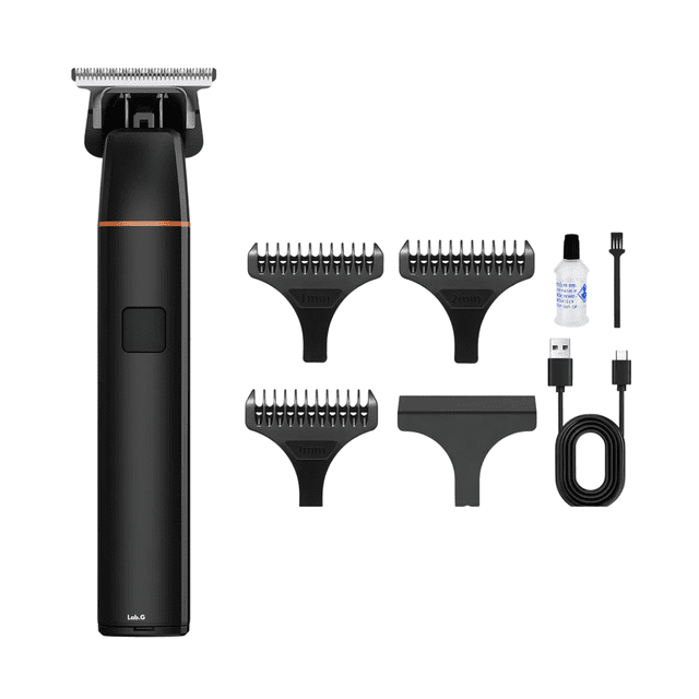 Cortadora De Pelo Lab.G Profesional Afeitadora Electrica Trimmer Color Negro