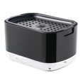 thumbnail image 1 of Dispensador de jabón con soporte para esponja PP PET tipo prensa caja de jabón para paño plato limpieza de cocina negro, 1 of 12