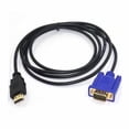 thumbnail image 2 of Cable adaptador Hdmi a Vga Adaptador Vga a Hdmi D-sub a monitor Hdmi Adaptador de 15 pines a HDMI macho a conector macho Vga Transmisor de cable Transmisor unidireccional oso de fresa  Hogar, 2 of 3