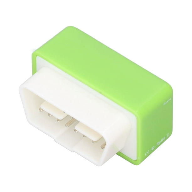 Caja De Sintonización De Chip De Ahorro De Energía, 15% ABS Verde Inteligente Universal Portátil OBD II ECO Caja De Sintonización De Chip De Combustible Para Automóvil