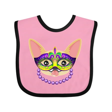 

Inktastic Mardi Gras Party Chihuahua Dog Gift Baby Girl Bib