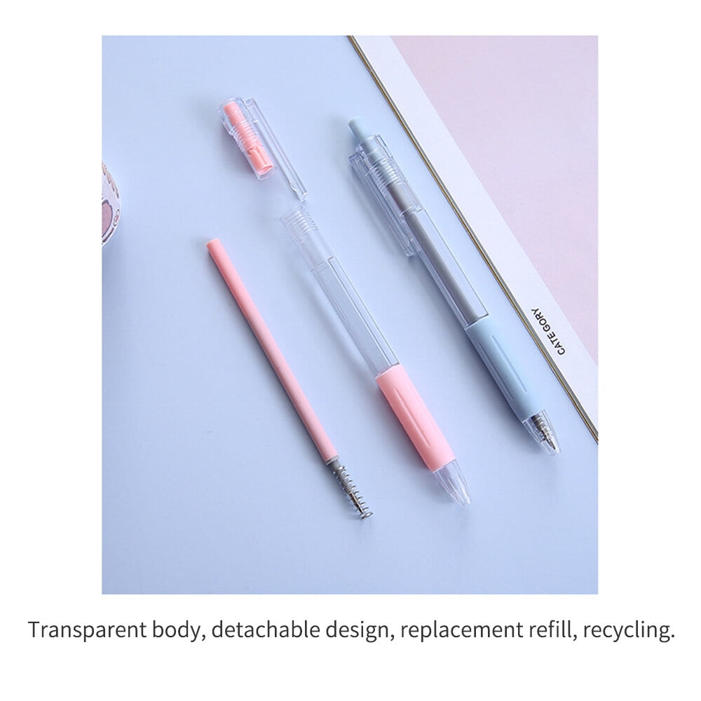 Lot De 6 Stylos à Encre Gel 0.5mm - Séchage Rapide, Rétractable | Fournitures Scolaire, Bureau, Écriture - 7