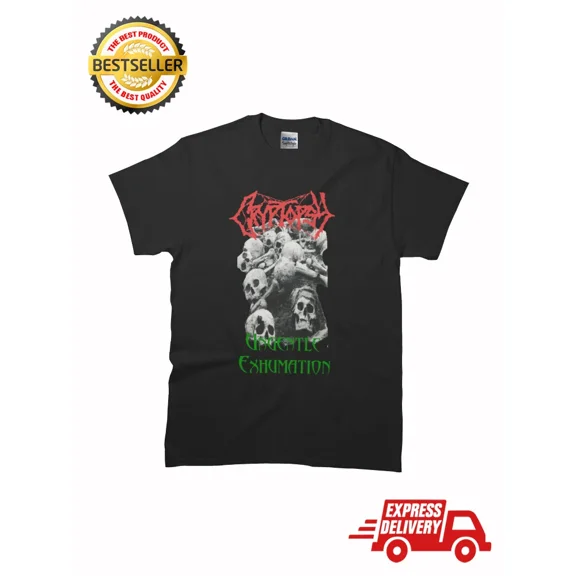 RARE New Cryptopsy- Ungentle Exhumation Classic MAN WOMAN T-Shirt Size S to 5XL