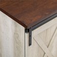 thumbnail image 3 of Pemberly Row 58" Sliding Door TV Stand Console in White Oak Barnwood, 3 of 6
