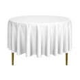 thumbnail image 1 of Lanns Linens - 90 Round Premium Tablecloth For Wedding Banquet Restaurant - Polyester Fabric Table Cloth - White, 1 of 1