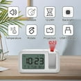 VOCOO Projection Alarm Clock, Weekend Lighted LargeNumbers Display