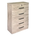 thumbnail image 4 of Better Home Products Xia 5 Drawer Chest of Drawers in Gray Oak, 4 of 8