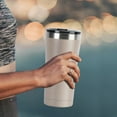 thumbnail image 3 of Ozark Trail 22 oz Insulated Stainless Steel Tumbler, Tan, 3 of 8