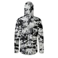 thumbnail image 5 of Camo Sun Protection Camo Shirts for Men UV Spf Upf 50+ Rash Guard Sun Shirts with Face Cover Long Sleeve Cooling Hoodies Fishing Lightweight T-Shirts,White M, 5 of 5