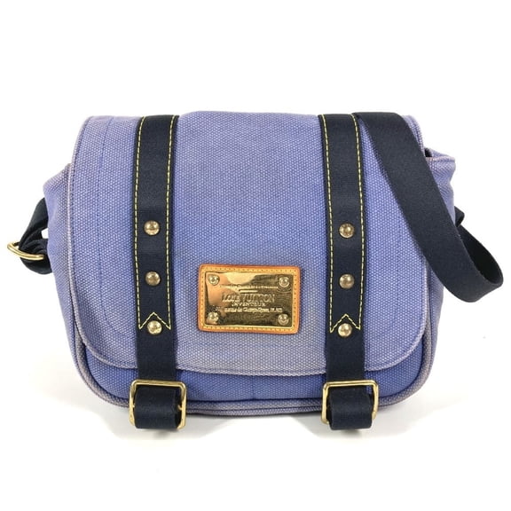 Pre-Owned LOUIS VUITTON M40081 Antigua Bezas PM Shoulder Tote Bag, Canvas, Blue, for Men and...