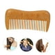thumbnail image 1 of Peine de pelo de boj natural hecho a mano con dientes de masaje del cuero cabelludo, peine desenredante de dientes anchos de madera tradicional para hombres y mujeres, herramienta de peinado, 1 of 7