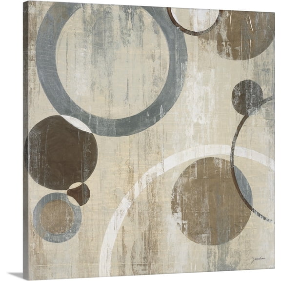 Great BIG Canvas | "Orlando Mod Circles I" Canvas Wall Art - 30x30