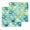 Green Blue, variant on Easter Kitchen Dish Towels for Drying Dishes Set of 4, Spring Rabbit Silhouette Colorful Rainbow Graffiti Waffle Weave Microfiber Hand Tea Bathroom Towels Quick Dry & Absorbent Towel 12x12