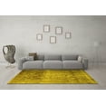 thumbnail image 3 of Ahgly Company Machine Washable Indoor Rectangle Persian Yellow Traditional Area Rugs, 6' x 9', 3 of 4