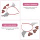 thumbnail image 5 of Party Valentine Headband Angel Headdress for Adults, 5 of 5