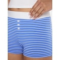 thumbnail image 4 of No Boundaries Cloud Core Sleepwear Boxer Shorts, 2'' Inseam, Women’s and Women’s Plus XXS-3X, 4 of 5
